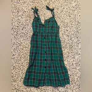 Lazy Oaf Plain Tie-Shoulder Midi Dress